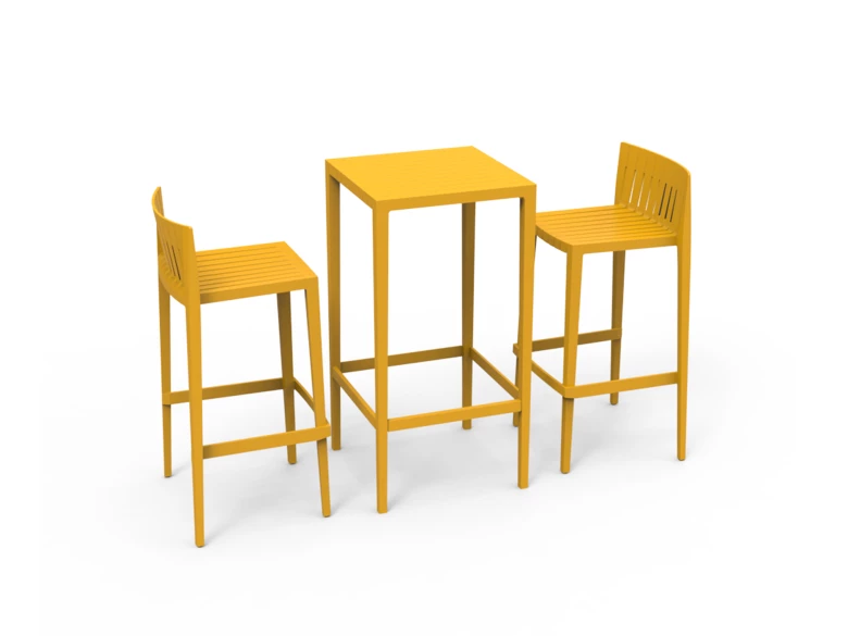 Spritz Set de 2 tabourets et 1 table
