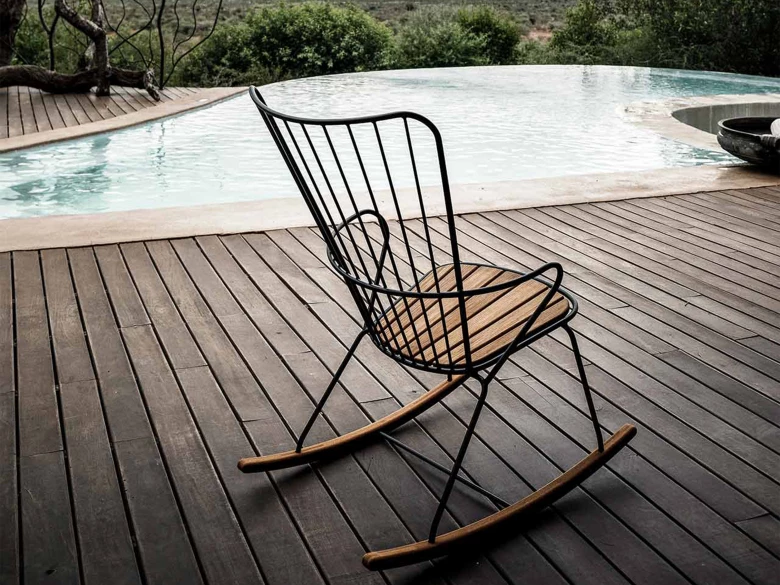 Rocking Chair Paon (lot de 2)