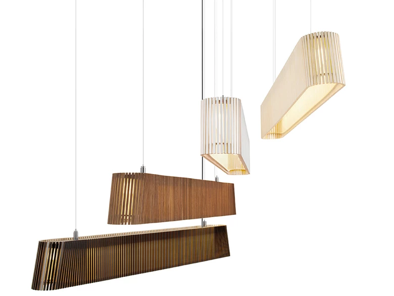 Suspension en bois 7000