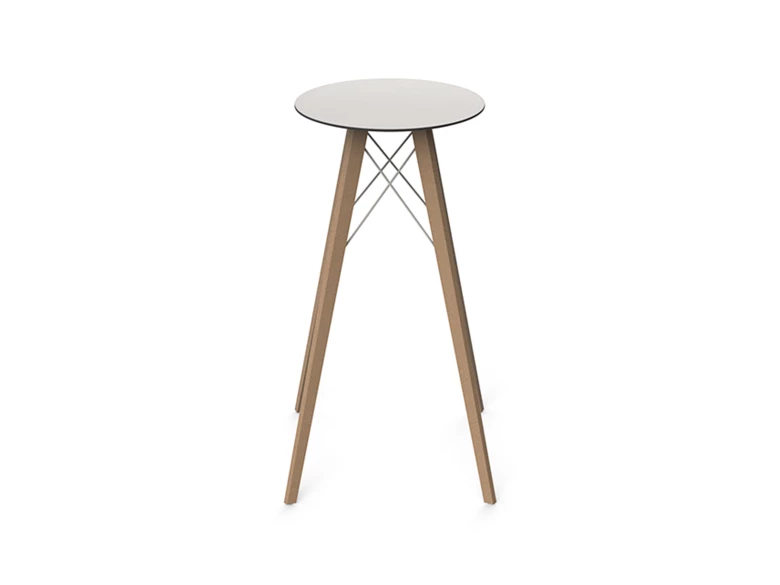 Table haute Faz wood 50 (lot de 4)
