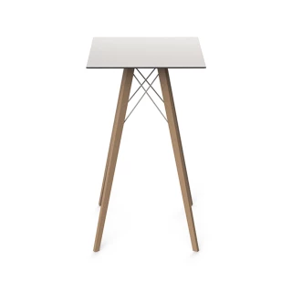 Table haute Faz wood 60 (lot de 4)