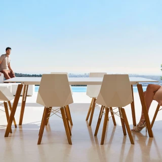 Table Faz wood 200