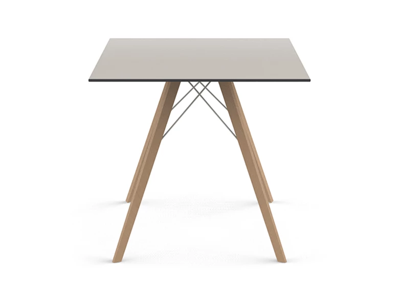 Table Faz wood 80 (lot de 4)