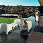 Fauteuil lounge Solid (lot de 4) - 5