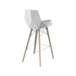 Tabouret Faz Wood avec accoudoirs (lot de 4) - 3