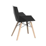 Chaise Faz Wood avec accoudoirs (lot de 4) - 5