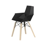 Chaise Faz Wood avec accoudoirs (lot de 4) - 9