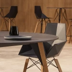 Chaise Faz Wood avec accoudoirs (lot de 4) - 2