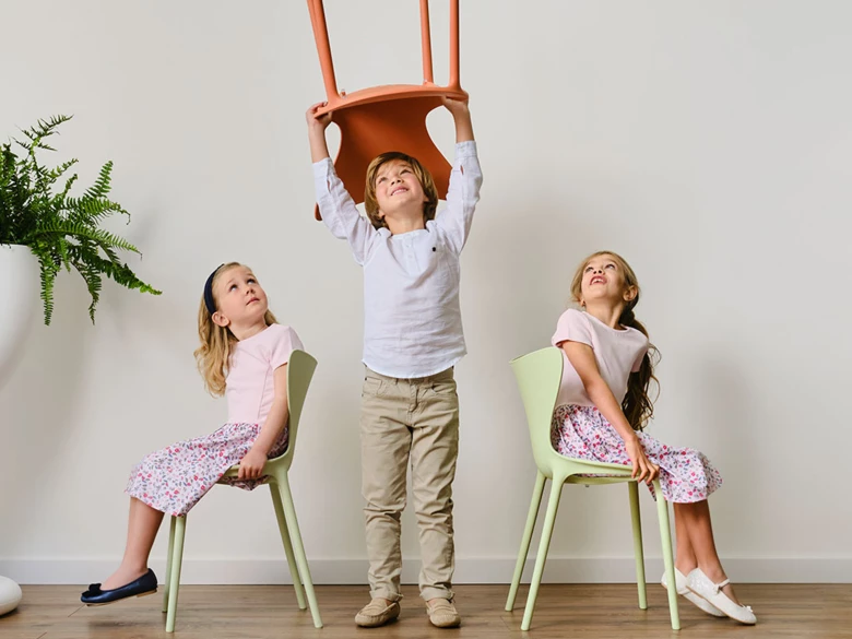 Chaise Love enfant (lot de 4)