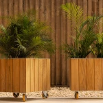 Jardinière à roulettes Vineyard XL - 2