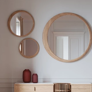 Miroir en chêne Luna