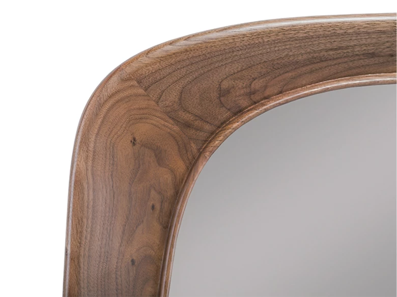 Miroir en noyer Sixty's