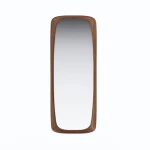Miroir en noyer Sixty's - 1