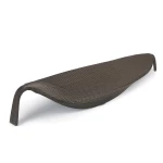 Chaise longue Leaf brun - 1