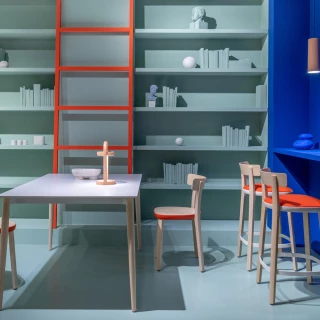 Tabouret rembourré Folk 2947