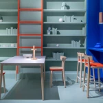 Tabouret rembourré Folk 2947 - 2