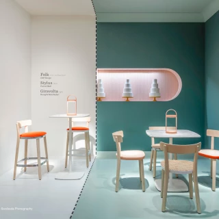 Tabouret en bois Folk 2946