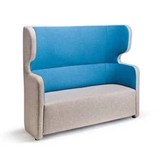 Canapé 2 places avec dossier haut People