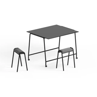 Table haute sur roulettes Boss LA