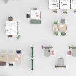 Bureau sur roulettes Boss SC - 5