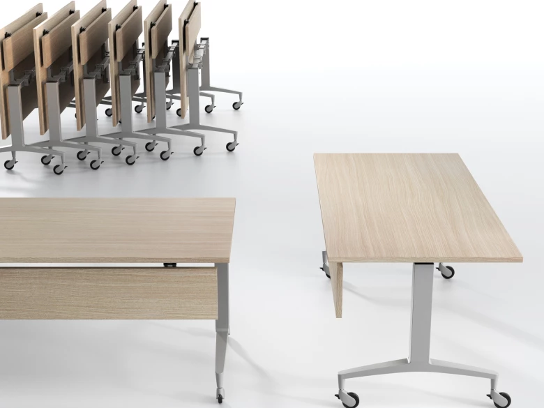 Table rabattable Ulisses avec roulettes