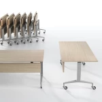 Table rabattable Ulisses avec roulettes - 4