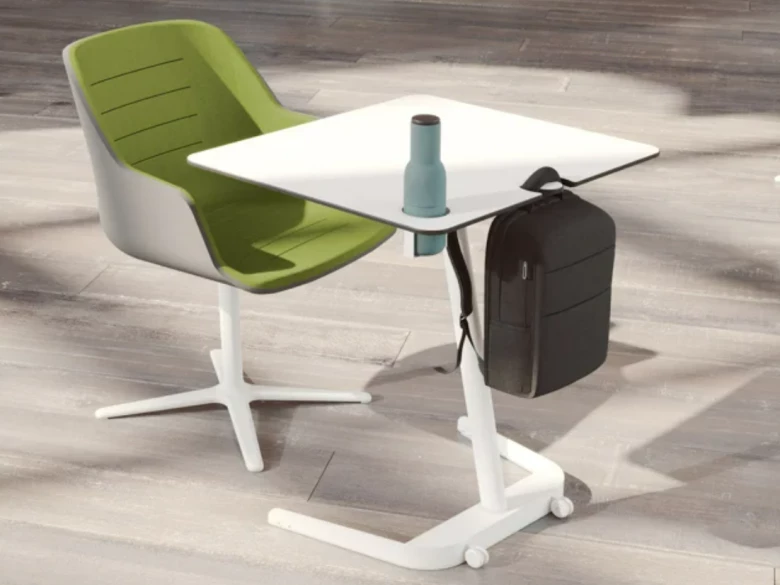 Bureau sur roulettes Emo table