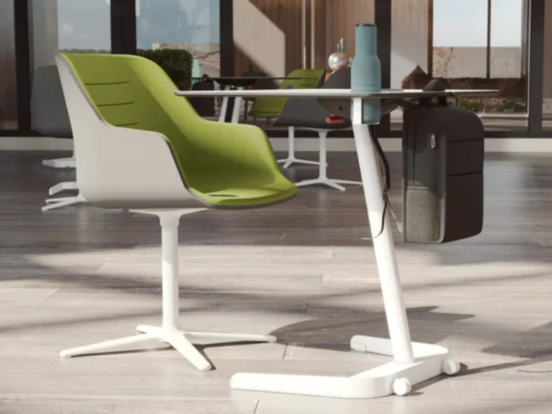 Bureau sur roulettes Emo table