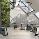 Pouf à roulettes avec plateau Pony - 4