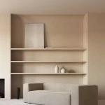 Canapé Blok 3 places beige - 4