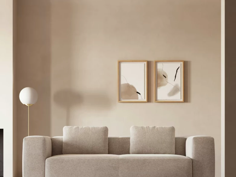 Canapé Blok 3 places beige