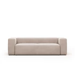 Canapé Blok 3 places beige - 1