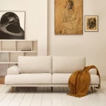 Canapé Karin beige 3 places - 3