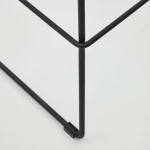 Tabouret haut Zahara beige et pieds noirs - 8