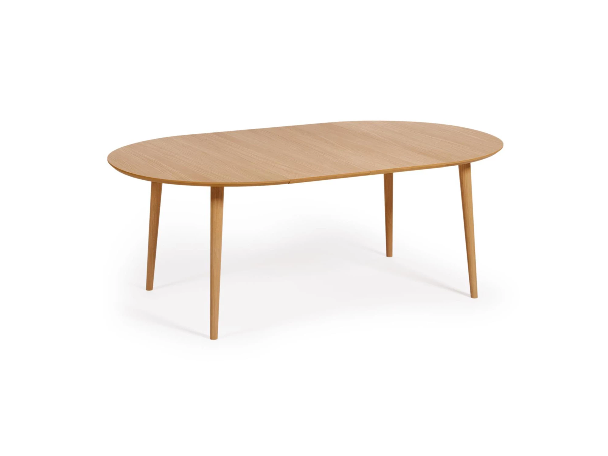 Table à manger ronde extensible en bois ø120(170)-120cm Kave Home - COLLEEN