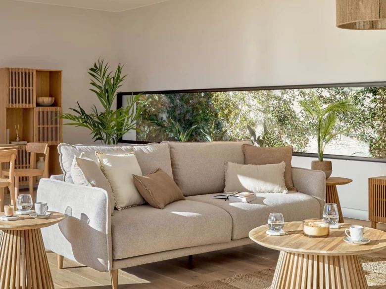 Canapé 3 places Carlota Beige