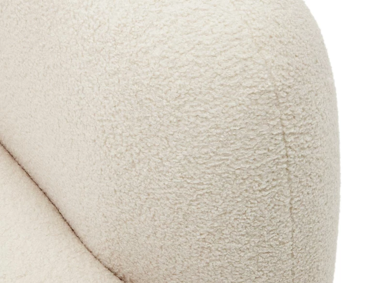 Canapé 3 places Martina en bouclette écru