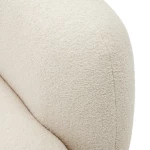 Canapé 3 places Martina en bouclette écru - 6