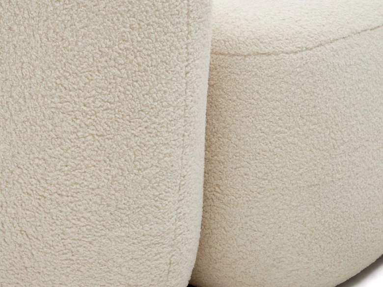 Canapé 3 places Martina en bouclette écru