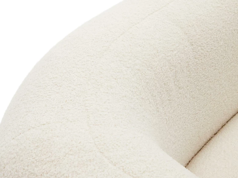 Canapé 3 places Martina en bouclette écru