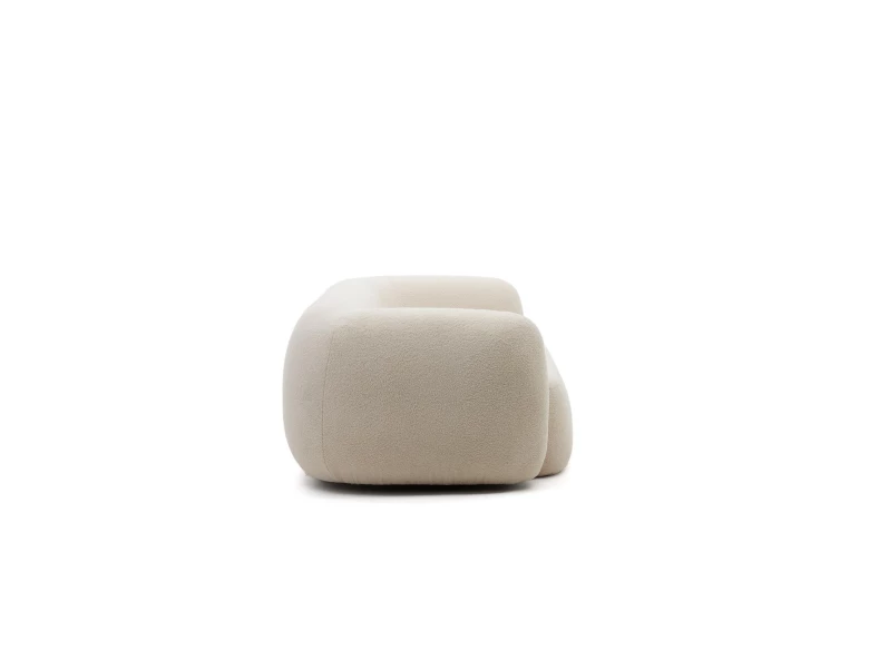 Canapé 3 places Martina en bouclette écru