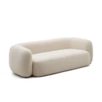 Canapé 3 places Martina en bouclette écru - 2