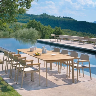 Table Shine à rallonge