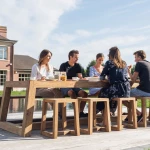 Table en teck Hermosa - 4