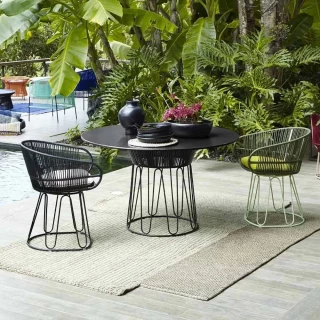 Table à manger Circo cuir