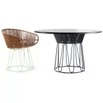 Table à manger Circo cuir - 3