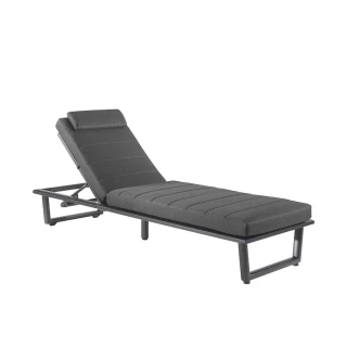 Chaise longue Madrid (lot de 2)