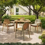 Chaise de jardin en teck Twins (lot de 2) - 2