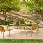 Chaise de jardin en teck Twins (lot de 2) - 3