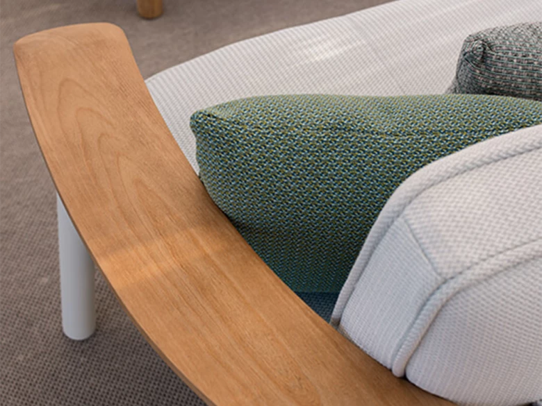 Fauteuil en tissu Twins